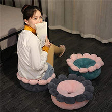 Ammily Petal Futon Peluche Tatami in stile giapponese Futon Petal Cuscino di seduta Spessa Pavimento Tatami Cuscino Rotondo per Bambini Adulti