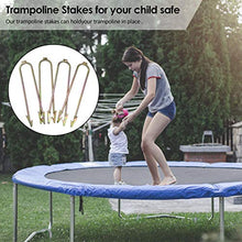 Ancoraggio A Terra Da Giardino Chiodi Della Tenda Dell'ancoraggio A Terra Picchetti Di Rinforzo Per Trampolini In Acciaio Inossidabile Antivento 4 Pezzi Ancoraggio Di Sicurezza Ad Alte Prestazioni