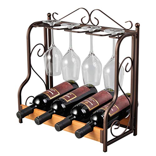 CWT Porta Bottiglie da Vino Portabottiglie Portabottiglie da Vino Portabottiglie da Vino a rovescio Portavini (Size : Small)
