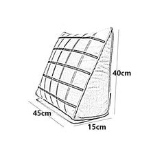 CJC Cuscini Schienale Federa Tessile Multifunzione Cuneo Cuscino Schienale per Divano Letto e Divano TV e Cuscino di Lettura (Dimensioni : 45x40x15cm)