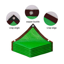 YLL Panno Ombreggiante Anti-UV 90% a 6 Pin, Rete Ombreggiante con Occhielli, Rete Telo Ombra a Rete Traspirante, per Il Giardino Terrazzo Cortile Festa Ombra Reticolato(Verde),3x8m(10 * 26ft)