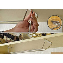 dragonaur-home decor - Portabicchieri da vino in acciaio INOX, per bicchieri da vino, 2 file