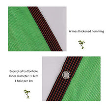 KDDEON Rete Ombreggiante Resistente ai Raggi UV Verde,Ombreggiante 85%,Telo Coprente Traspirante,con Occhielli e Cordoncino,per Copertura Vegetale Serra Cortile Patio Tetto (2x2m/6.6x6.6ft)