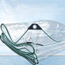 Telone Trasparente Impermeabile Telo Antipioggia e Antipolvere con Occhiello,Tenda da Sole for Esterno,PVC Film Tenda in Plastica,Copertura for Isolamento Vegetale Film,400g/? (2.3x3m/7.5x9.8ft)
