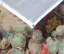 Tarps Protezione solare ombra netta alluminio netta isolamento netta foglio di finestra di sicurezza camera di sole finestra del balcone superiore davanzale giardino esterno tasso ombra esterna 75% Pu