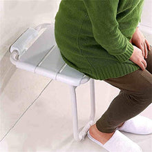 Sgabello Doccia Bagno Sedile Ribaltabile Doccia Sgabello con Gambe a Parete Sedia da Doccia Vasca da Bagno, Ingresso a Cambiare Le Scarpe Sgabello-disabili/Donne Incinte/Anziani ABS Antiscivolo da
