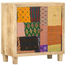 vidaXL Credenza con Patchwork 70x35x75 cm in Legno Massello di Mango