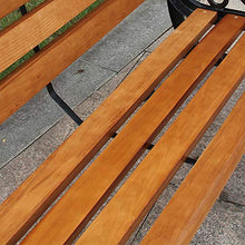 Panca Da Giardino, Poltrona Da Giardino Per Esterni, Panca Da Veranda Per Mobili Da Esterno Con Gambe In Ghisa E Seduta In Legno Massello, Panca In Ferro Battuto Con Schienale E Braccioli