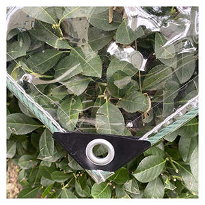 LSXIAO Copertura della Tela Cerata Resistente, Spessore 0,3mm Telone in PVC, A Prova di Vento A Prova di Polvere con Occhielli in Metallo Adatto per Mobili da Giardino