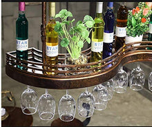 Portabottiglie Portabottiglie da vino, Portabicchieri da vino a mensola, Portabicchieri da vino, Portabicchieri da vino, Portabicchieri da champagne, Portabottiglie da soffitto a soffitto (Dimension