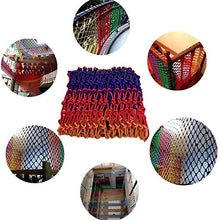 WEIFAN Rete di Sicurezza a Colori per Bambini, Recinzione da Giardino Arrampicata all'aperto Parco Giochi Isolamento Scala Balcone, può Essere Personalizzato Multi-Size