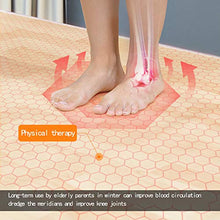 ZZLYY Vivere in Moquette Elettrico, la Temperatura è Uniforme e Non Si sente a Secco, Cuscini Termici, Piedi riscaldata Tappeto per Il Riscaldamento Invernale,B,30CMX50CM