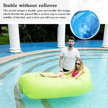 Lettino da Viaggio Lettino da Viaggio Gonfiabile Divano, Gonfiabile Lounger, Aria Lounger, Aria Divano Hammock Impermeabili e durevoli alle Portable Pacchetto Cuscinetto 200kg 5-23