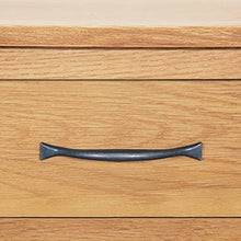vidaXL Massello di Rovere Credenza con 2 Cassetti 2 Cestelli Rimovibili Telaio Robusto Rustica Cassettiera Mobiletto in Giacinto d'Acqua
