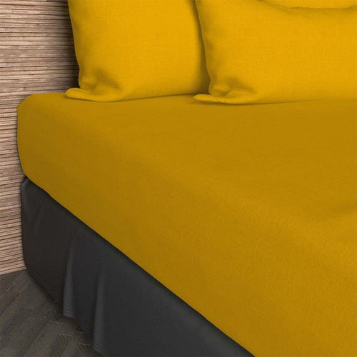 Soleil d'ocre 611824 Uccisione Coperchio Cotone 57 Figlio Giallo 190 X 90 cm