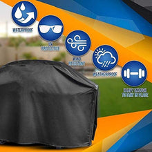 Telo copritavolo da esterno Mobili da giardino impermeabile Covers Coperchio for la copertura di protezione Dust BBQ incatramata for barbecue (nero / 120 × 60 × 160 centimetri, 120 × 47 × 103 centimet