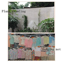 Rete Da Giardino, Rete Di Sicurezza Esterna Corda Bianca Protezione Anticaduta for Bambini Adatta for Abbellimento Del Giardino Balcone Decorativo Scale Ringhiera Esterna Isolamento Dell'animale Domes