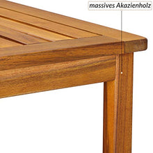 Deuba Tavolino Washington in Legno Acacia Oliato Interno Esterno 45x45x45cm Giardino terrazzo Patio Balcone