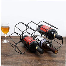 Vino Wine Rack bagagli Holder 7 Bottle Holder Wine Rack Tribuna del risparmiatore dello spazio Protector controsoffitto libero basamento del Wine Rack