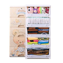 MICEROSHE Armadio Semplice Durevole 5 cassetti in plastica archiviazione cassetti dell'organizzatore di immagazzinaggio unità for la Camera Bambini di Studio Ingresso Corridoio Design Pratico