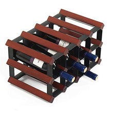 LHQ-HQ Vino Vino Rack Vino cremagliera freestanding in Legno e Metallo