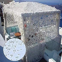 AWCPP Patterning Camo Reticolare Net Bianco Netting White Netting | Oxford Book Tenda Documento Army Blind Hidden Decorazione Del Partito Nascosto | Net Camo per la Decorazione Del Parasole,Bianca,12