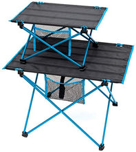 Tavolo da picnic all'aperto Tavolo pieghevole ultraleggero, Camping da esterno Scrivania pieghevole, Poliestere 600D e staffa in alluminio resistente, per interni Picnic BBQ Beach Escursionismo viaggi