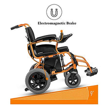 FTFTO Accessori per la casa Sedia a rotelle elettrica Leggera Pieghevole per Anziani disabili Fino a 15 miglia di Portata (Solo 32 kg con Batteria al Litio da 20 Ah)