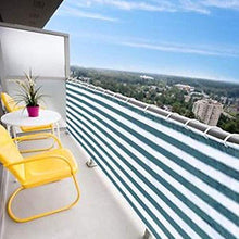 FCXBQ Ombra Vele Ombreggiatura Protezione per Bambini Protezione per Scale Rete anticaduta Protezione Solare Balcone Isolamento Schermate di Protezione per Privacy Tenda da Sole (Colore: A, Dimens