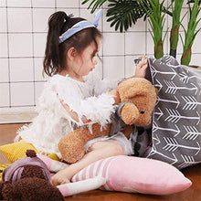 Sedia Di Stoccaggio Di Borse Di Fagioli, Sedile Per Borsa Di Stoccaggio Multiuso, Sedie Grandi Sacche Di Fagioli Stuffable .Ipper Beanbag Per Organizzare I Giocattoli Per Bambini,Grigio