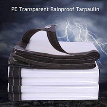 Chiaro telo impermeabile, Heavy Duty PE Pergola antivento Reinforced pioggia Tarp copertina, Anti Piante congelamento baldacchino, for mobili da giardino, resistente ai raggi UV, Lacrima Proof, con oc