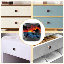 Chitarra acqua e fuoco 4 PCS Pomelli per Porta, Pomolo per Mobile, Pomelli per Mobili con Viti, Maniglia per Armadietto, Pomelli per Porta, Pomelli per Cassetti per Porta, Armadio, Cassetto e Credenza
