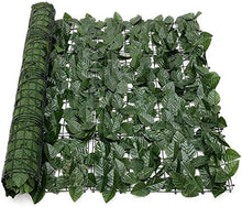 YUXO Artificiale Siepe Finta Foglia Edera Screen Garden Paddock Fixings Cortile Recinzione in Legno Decorazione murale Recinto di Foglie di edera Artificiale Antivento Privacy