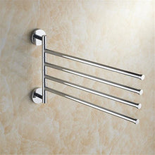 MIWANG Tutti placcata in Rame Asciugamano Rotante Rack, Bagno, Asciugamano da Bagno Asta,Tutti Placcato in Rame a 4 Poli