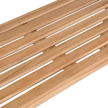 vidaXL Panca da Giardino con Cuscino Rosso 150 cm Legno di Teak