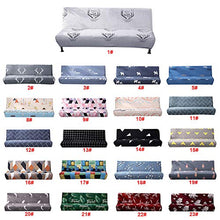 Festnight Copridivano Senza braccioli Fodera per Divano Letto Elasticizzata Fodera per Divano Letto Pieghevole Completamente Elastica Senza braccioli Antiscivolo per Divano a Due/Tre posti