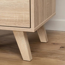 VANKKA Cassettiera con 4 cassetti - decoro rovere Sonoma - L 44 x P 42 x H 108 cm