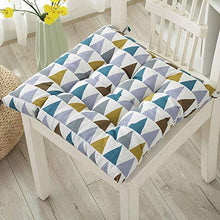 Pillowcase 2er Pack Cuscino per Sedile Cuscino reclinabile Cuscino per Sedia da Giardino Cuscino per Schienale Cuscino per Schienale Basso per sedie da Ufficio e Uso Domestico (Triangolo, 30 * 30)