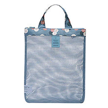Borsa da spiaggia in rete, grande, riutilizzabile, pieghevole, leggera, da donna, in rete, con cinghie regolabili, per sport, piscina, spiaggia, famiglia, viaggi, picnic, campeggio