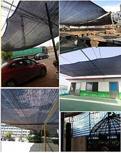 Paralume in Tessuto al 90% Sun-Block, Paralume in Rete Nera con Occhielli per Giardino Patio Pergola (Size : 2x3m)