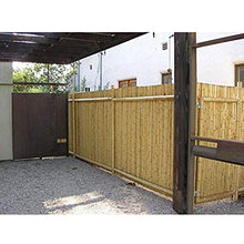 Balcone Protezione Recinto di bambù Schermata Privacy Filo di Acciaio Zincato di Fissaggio Coprire E Abbellire La Recinzione del Collegamento A Catena nel Giardino (Color : Beige, Size : 100x200cm)