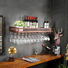 KITER Portabottiglie per Vino Portabicchieri a Muro per Vino Rosso Portabicchieri a Muro per Cucina per la casa (Dimensione : Black)