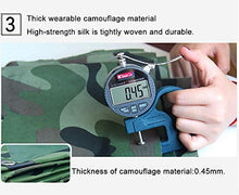 MTYLX Telo Multifunzionale per Esterni, Impermeabile-Resistente Camouflage Giungla Addensato Oxford Poncho Copertura Di Protezione Solare Copertura Antipoere Capannone 600 / M2,3 × 6M