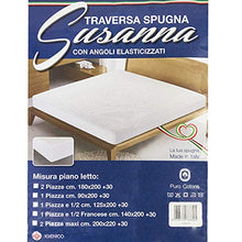 R.P. Coprimaterasso Elite Maxi con Angoli in Spugna 100% Cotone traversa Letto Made in Italy Misure Standard e Misure Particolari Extra - h. Angolo cm 30 Matrimoniale Maxi cm 200x220