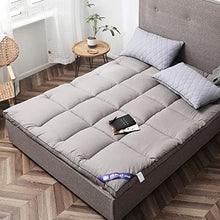 QVIVI Materasso Futon, Doppio Singolo Futon Materassi Letto Pavimento Morbido Traspirante Studente Dormitorio Pieghevole Tatami Materasso Pad Gray 0.9 * 2M