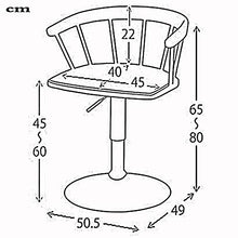 WHOJA Sgabelli da Bar Bancone della Cucina Sedia da Pranzo Retro in Legno massello Tessuto di Cotone Rotazione a 360 ° Sgabello Alto Peso del Cuscinetto 150 kg Sedia da Pranzo (Color : A)
