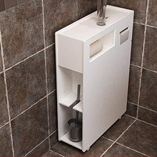 Cassettiera Armadietto 3 Piante Crack cassetto Governo di immagazzinaggio da camera, bagno alto gabinetto Tallboy Armadio magazzino camere da letto a casa ufficio ( Color : White , Size : 16X53X75cm )
