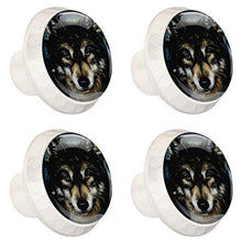 Cooler Wolf 4 PCS Pomelli per Porta, Pomolo per Mobile, Pomelli per Mobili con Viti, Maniglia per Armadietto, Pomelli per Porta, Pomelli per Cassetti per Porta, Armadio, Cassetto e Credenza