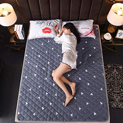 YXXCD Traspirante Velluto Materasso Letto Futon, Morbido Pieghevole Tatami Materasso Giapponese Mantieni Caldo Confortevole Materasso Terra Student Camera da Letto Dormitorio-a 180x200cm(70x78inch)