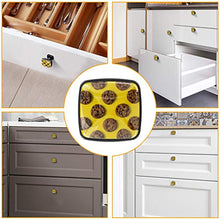 Set di 4 pezzi con maniglia quadrata per armadio da cucina, credenza, cassettiera, cassettiera, con viti, per cucina, comò, armadietto, bagno, armadio e biscotti al cioccolato al forno